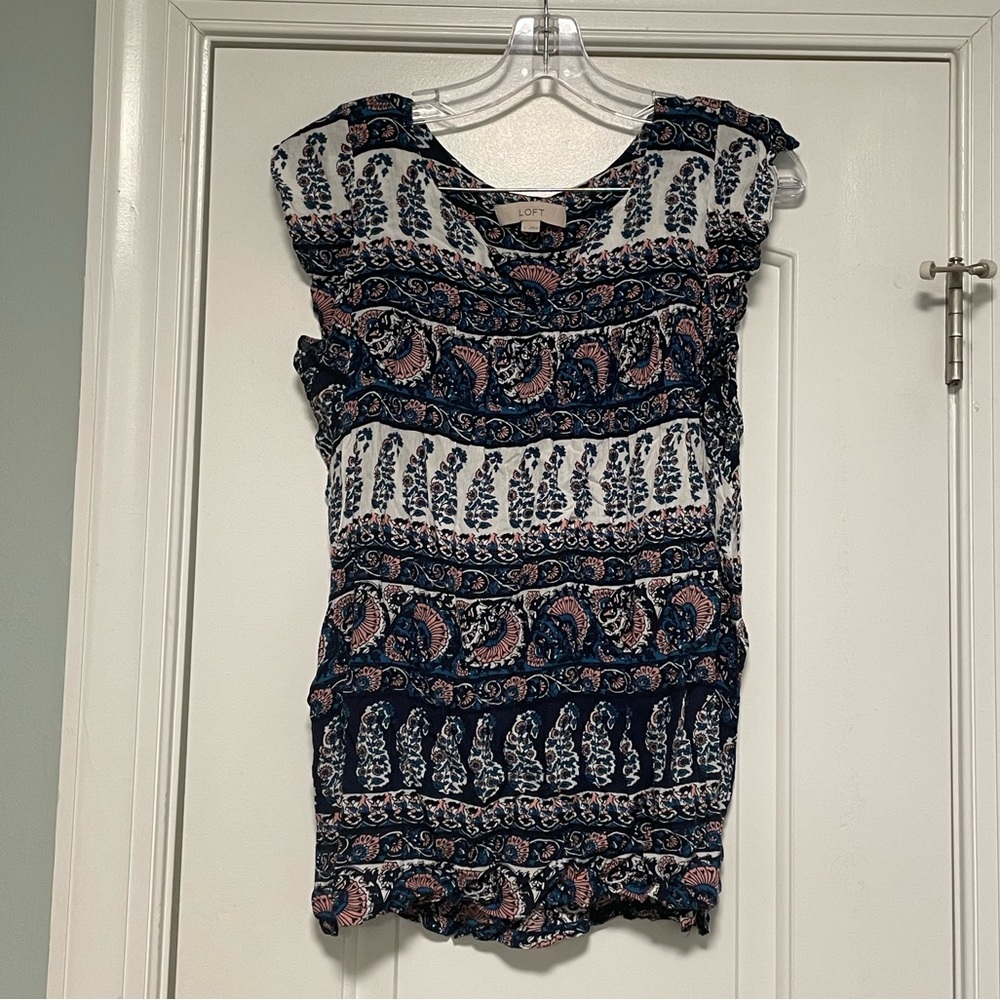 Loft Large Patterned flowing shirt